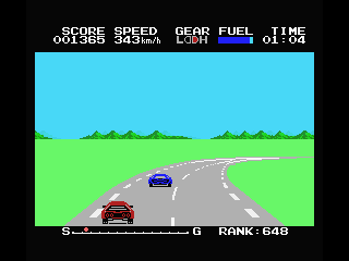 Hyper Rally screenshot 7 for MSX